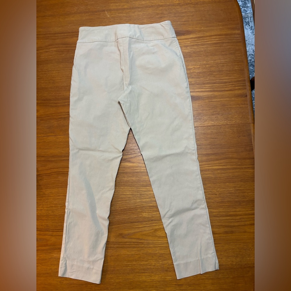 Peck & Peck women’s Beige Straight-Leg Pants - size 12 - Picture 2 of 6
